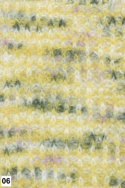06 - yellow with white, green and pink