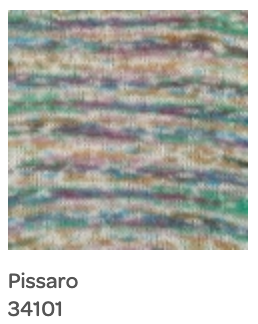 Pissaro - white, green, blue, purple