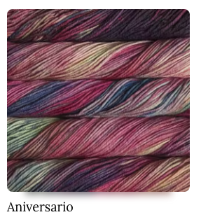 Aniversario - colors of mainly variegated reds, blues, greens, yellows