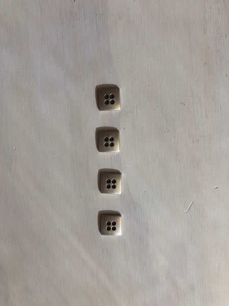 Metal Square Buttons