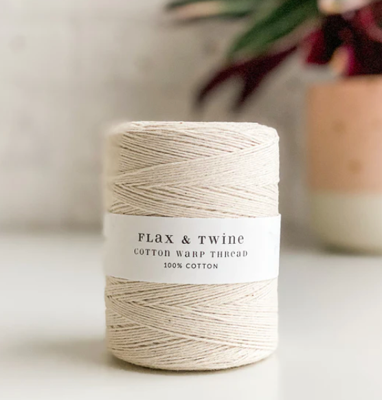 Flax & Twine Ivory Warp Thread