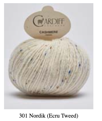 301 Nordik- Ecru with Tweed blues and browns
