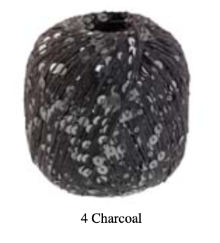 4 Charcoal- Grey with sequins