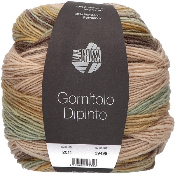 Ball of yarn with a label on a white background