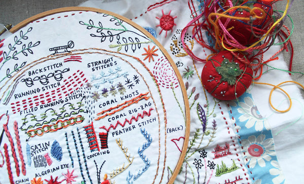 Dropcloth Sampler Embroidery Class