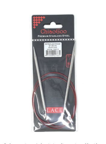 ChiaoGoo Red Lace 32" Circular
