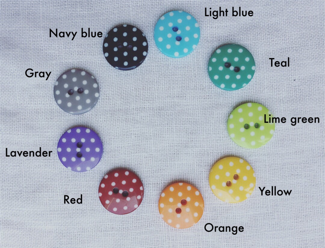 Polka Dot Buttons