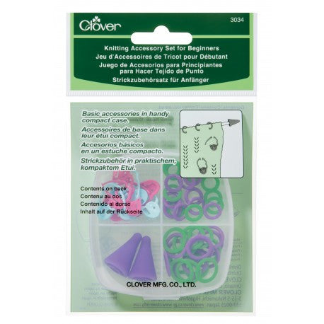 Clover Knitting Accessory Set for Beginners 3034